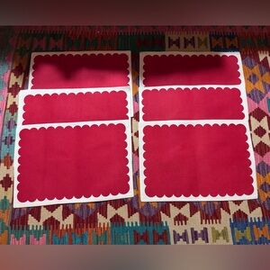Kate spade set of six placemats, like new